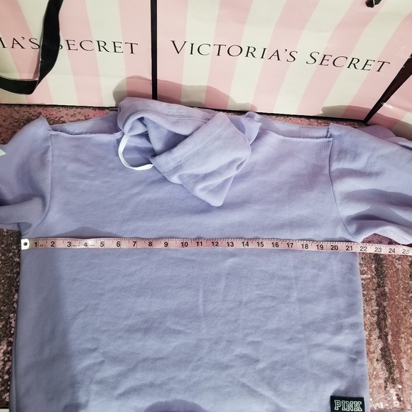 * LAST 1 *  NWT!  Pink VS cold shoulder  hoodie - Picture 7 of 8